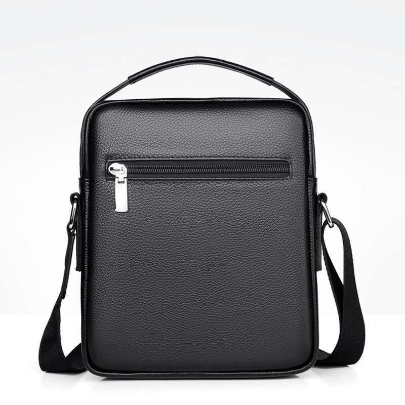 New Business Handbag Genuine Leather Shoulder For Men Messenger Fashion Cowhide Man Crossbody Small Men's Bag