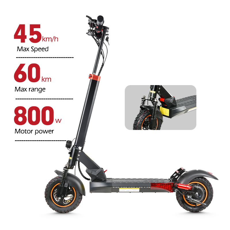 EU/US/CA/DE/AU In Stock Electric Scooter Factory Wholesale Scooter 10 inches 48V 15Ah Foldable E-Scooter 500W-800W Powerful Motor, 45km/h 10'