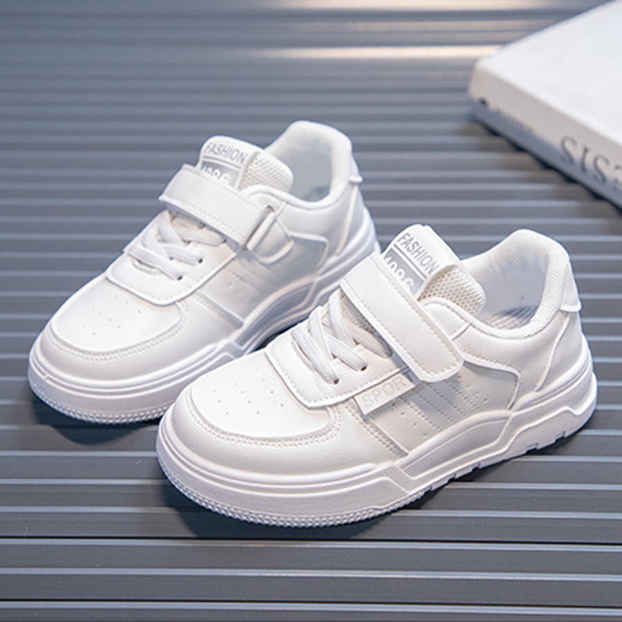Kids Running Shoes Casual Children White Sneakers Fashion Toddler Kidszworld Girls Sport Shoes PU Leather Boys Shoes Trainers Size 26 - 37 K0232