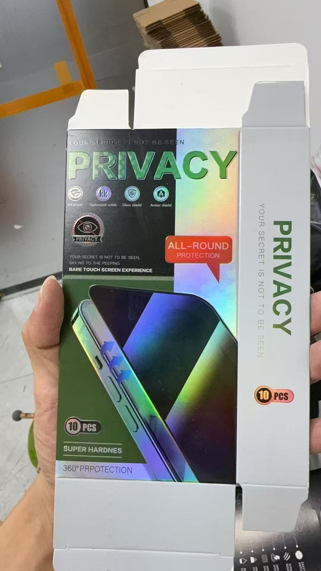 Anti-Spy Privacy Tempered Glass Screen Protector for huawei samsung iphone 11 12 plus 13 14 15 16 17 pro max x xr 7 8 plus with package