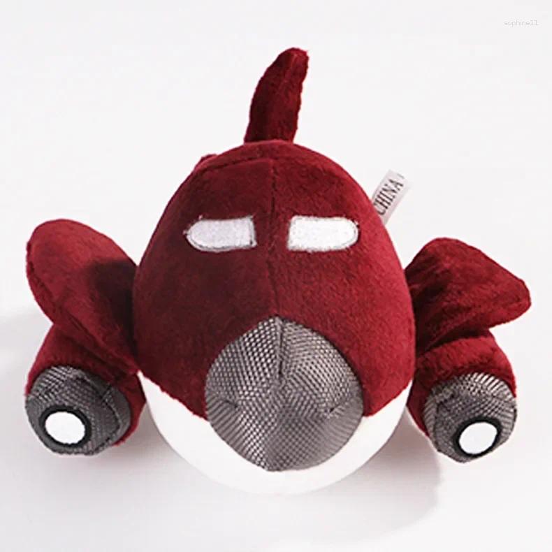 Update Pet Airplane Shaped Grinding Teet Bite Resistant Sound Gnawing Supplies