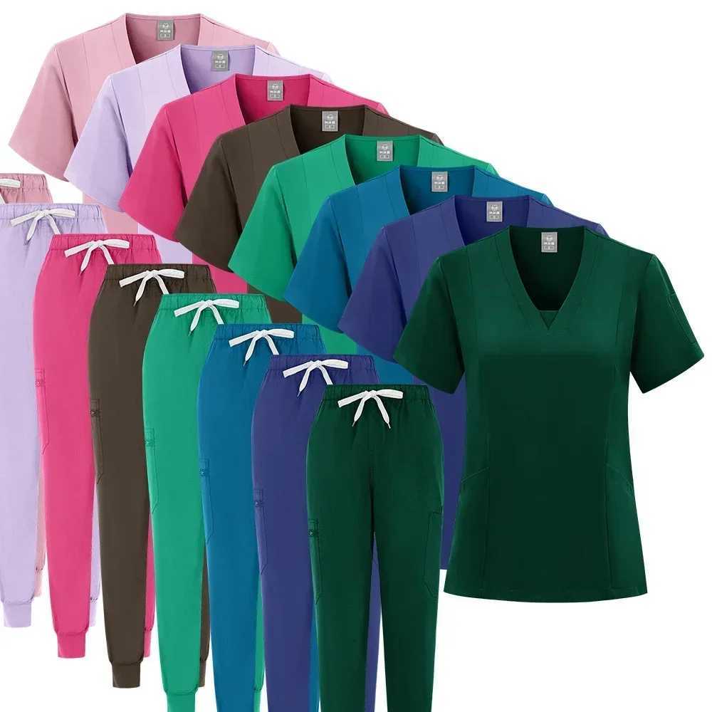 Operating Room Medical Uniforms Matte Hospital Work Matte Set Nursing Supplies Nursing Dental Surgical Dresses Work Clothes X250410
