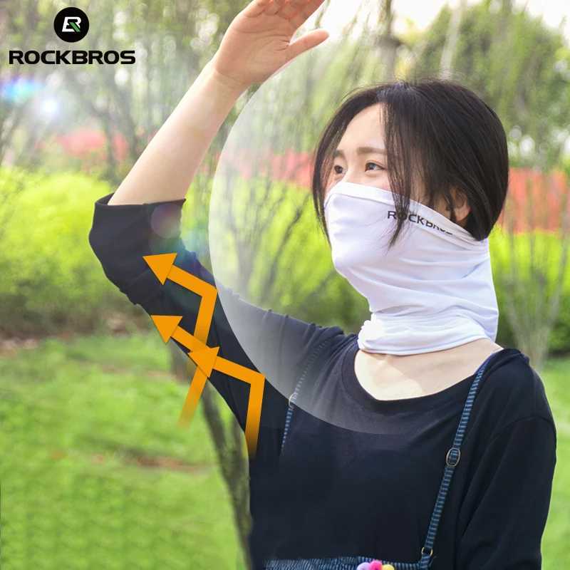ROCKBROS Summer Face Scarf UV Protection Sweat-Absorbing Comfortable Headwear Quick-Drying Breathable Mask Cycling Equipment S251110