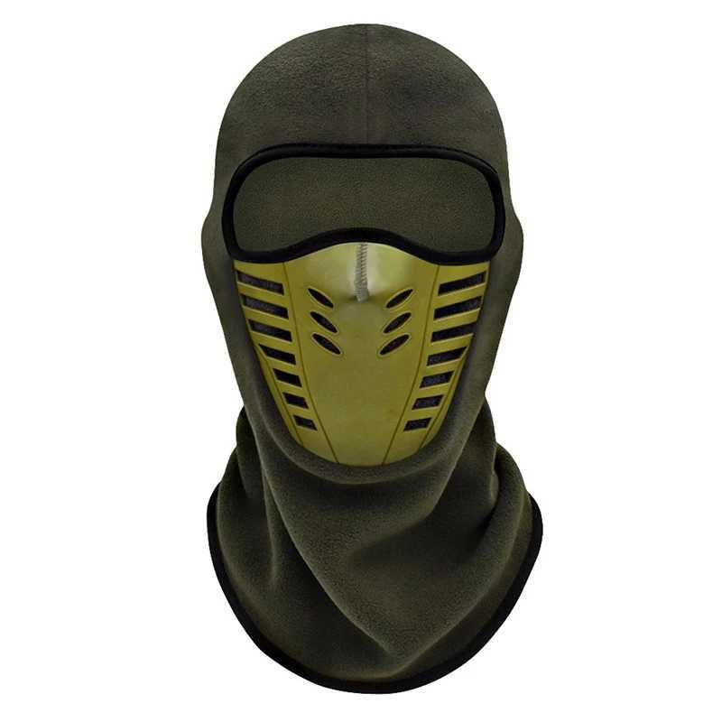1Pieces Outdoor Cycling Mask Fleece Thermal Face Mask Men Warm Motocycle Riding Motobike Biker Winter Mountaineering Scarf S251110