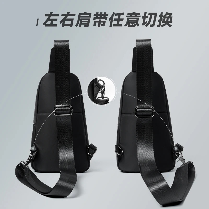 Septwolves Waterproof Fabric Men Sling Bag Business Travel One Shoulder Backpack WearResistant With 79Inch IPad Compartment 251110