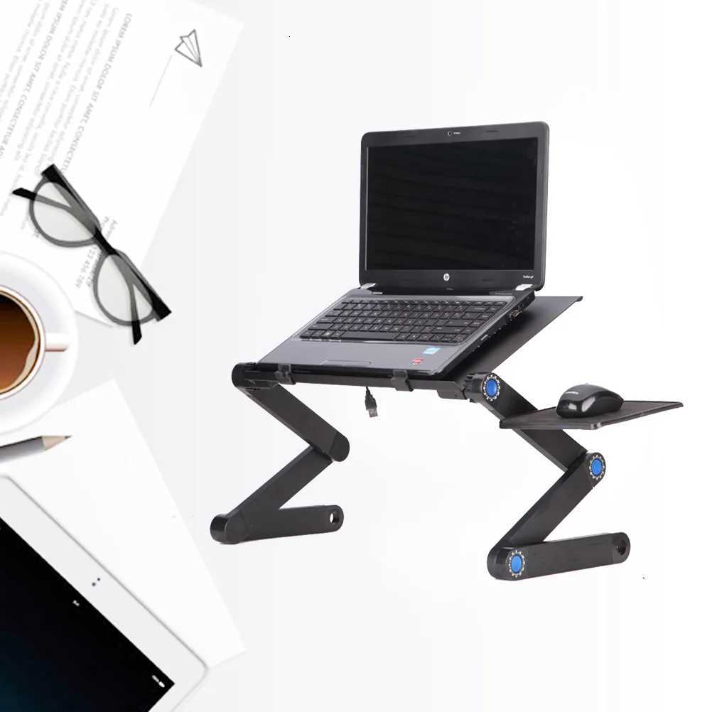 Portable Laptop Stand 2-Fold Structure Metal Legs ly Adjustable Height Anywhere Use Foldable Standing Desk C251111