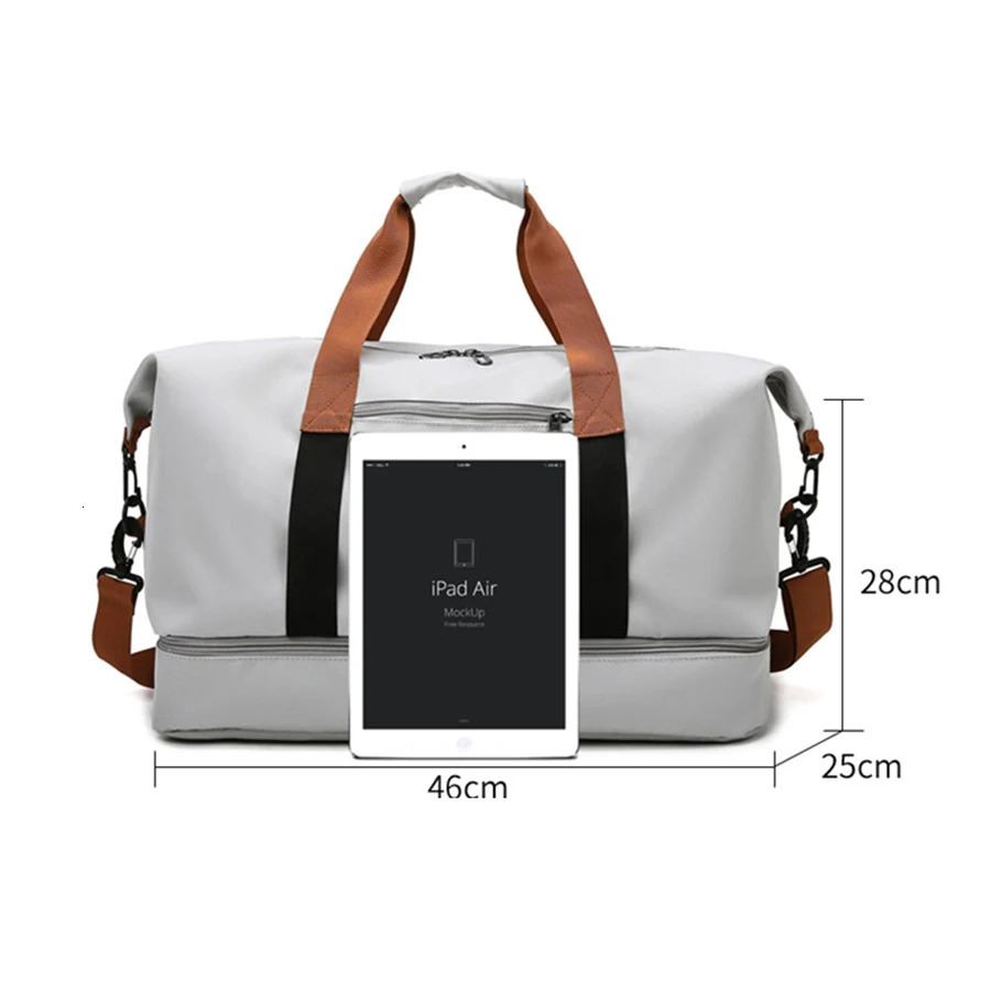 Travel Bag Male Female Large-Capacity Hand Luggage Dry-Wet Separation Sports Fitness Bag Short-Distance Travel Package 251110
