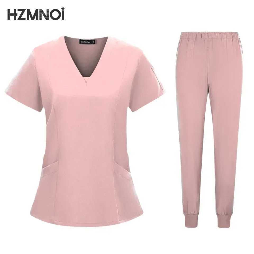 New Style Medical Uniforms Women Scrubs Sets Tops and Pants Hospital Doctors Nursing Clothes Nurses Accessories Dental Workwear X250410
