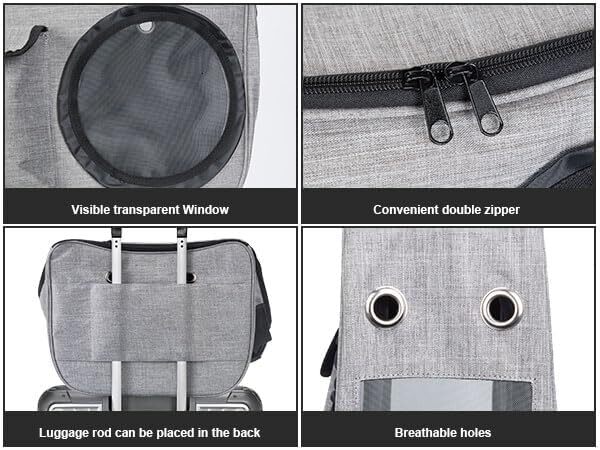 ownpets pet sling pet airline travel bag suitable for small dogs weighing 1015 pounds comfortable and adjustable perfect for aviation travel daily wal