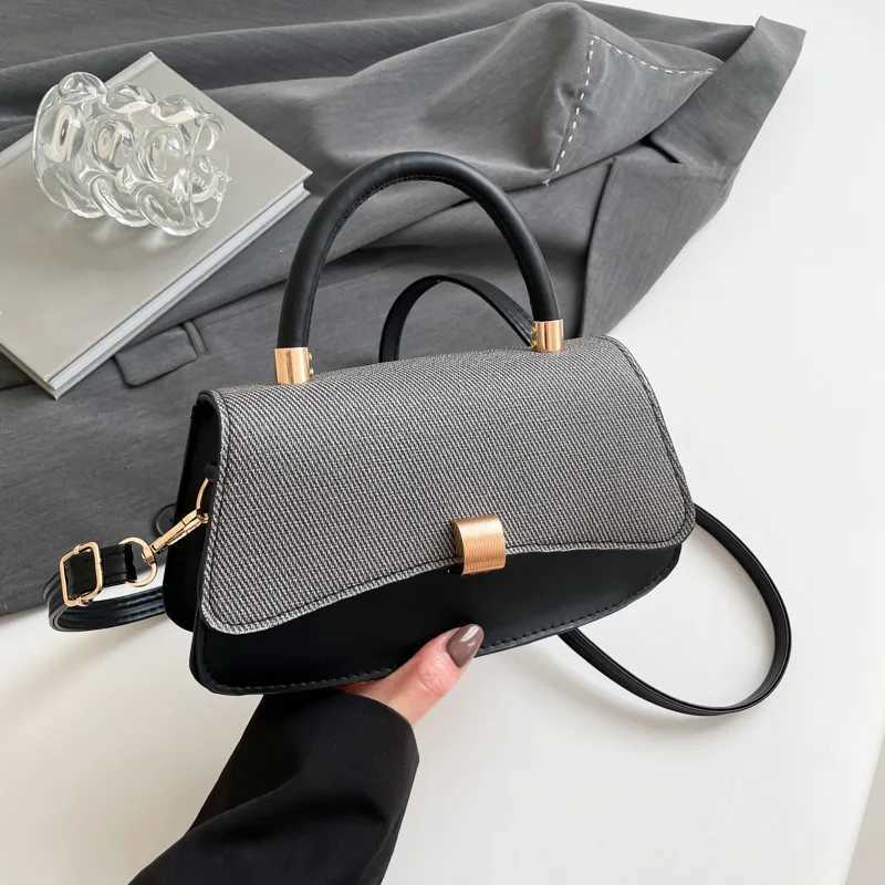 Spring New Women Luxury Handbag Fashionable Crossbody Bag Simple Square Bag Ins Style Shoulder BagT251110