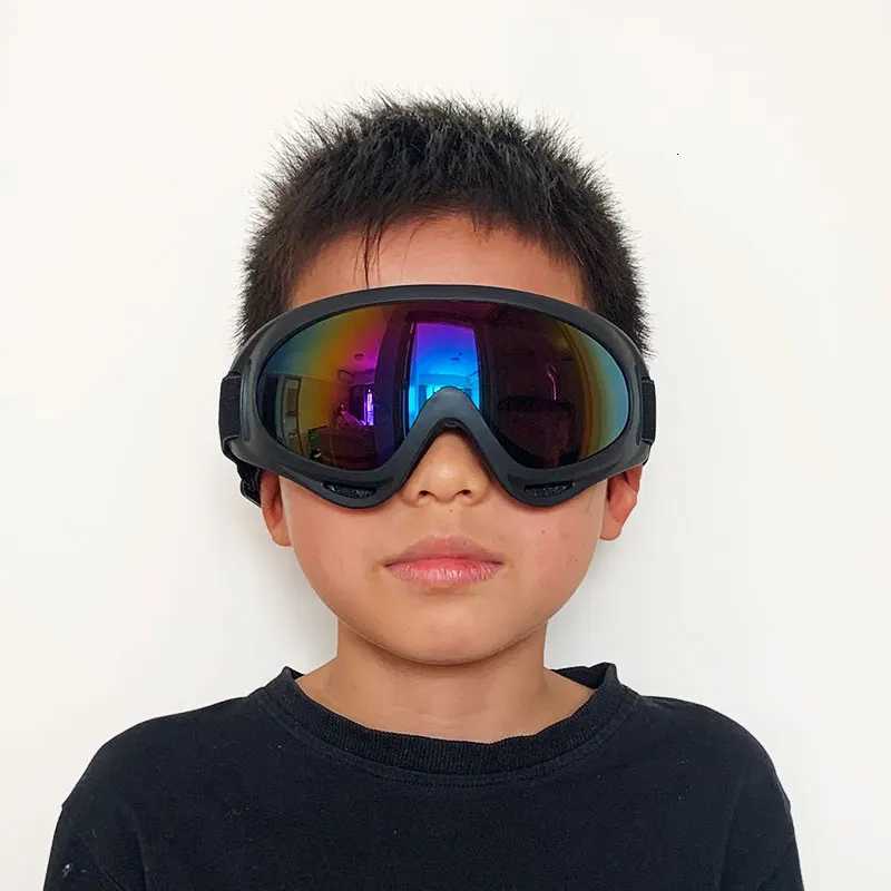 Kids Professional Winter Ski Goggles Ski Snowboard Goggles Sunglasses Eyewear Anti-UV400 Sports Equipment for Children Men Women K251110
