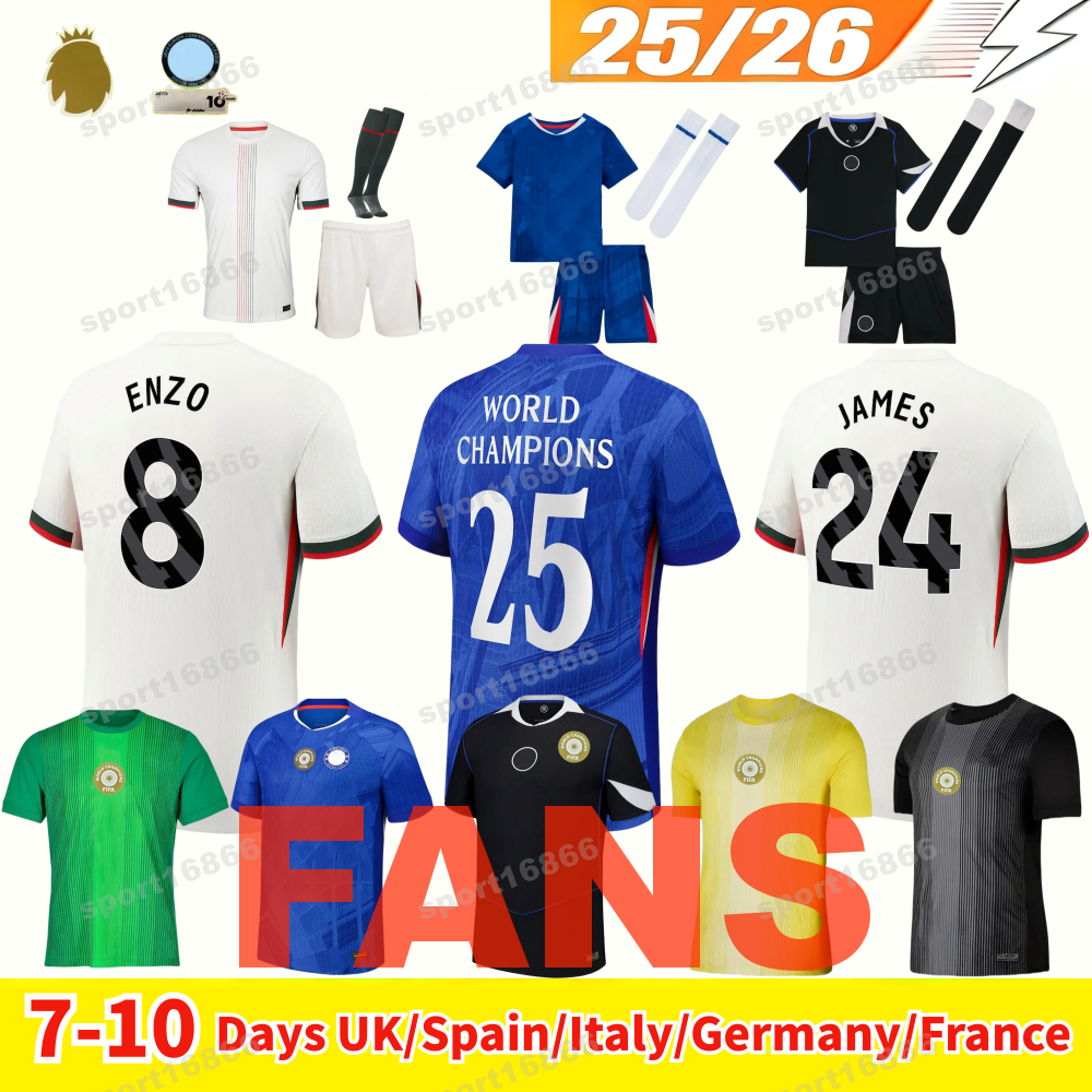 25 26 PALMER NKUNKU Home Away SecondThird Soccer Jerseys Shirt Top Adult Kids Football FOFANA LAVIA NETO GUIU CUCURELLA GEORGE ENZO CAICEDO Soccer shirt 3XL 4XL 5XL