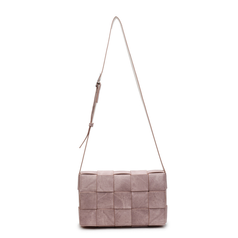 High-end 2025 new Summer New Style Fashion Simple One-shoulder Square Women's Bag Trendy Crossbody Woven Chain Bag for Women