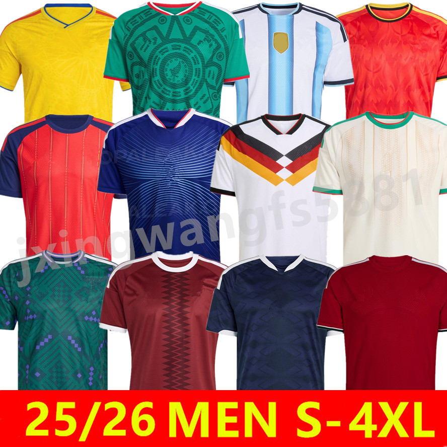 2026 Algeria Japan Mexico national team soccer jerseys 25 26 Maillot de foot Espana Deutschland Saudi Arabia Camiseta de futbol Italia football shirts home uniforms