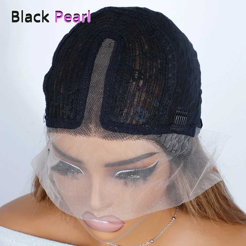 Glueless WIg Highlight Blonde 28 Long Bone Straight 13x1 T HD Lace 100 Human Hair Wigs For Women Brazilian Remy Hair WigsT251111