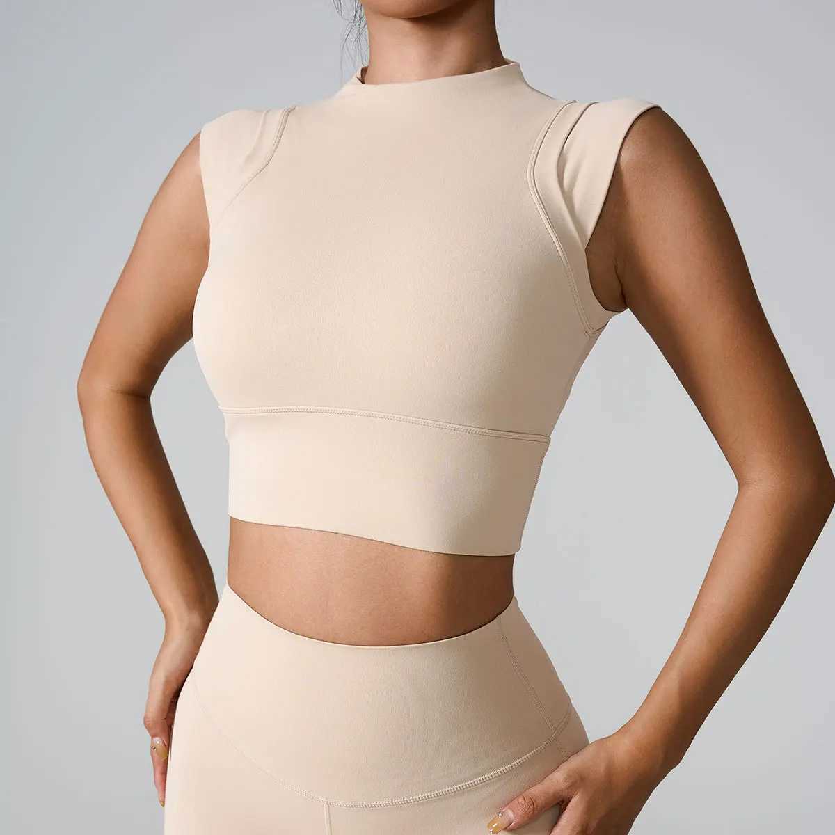 High impact gym top women push up sports bra yoga clothing sports vest women exercise crop top women impact braW250411