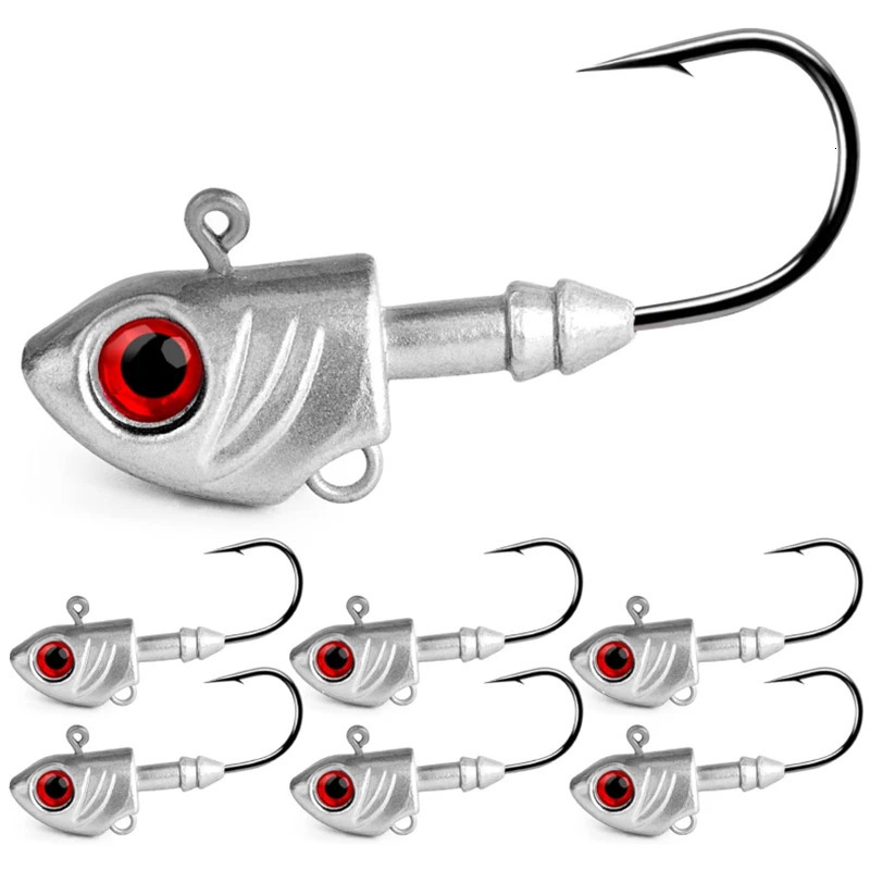 3PCS Jighead Fishhooks 35g33g Fishing Hooks With Treble Hook Sequin Spoon Soft Worm Assist Fishing Hooks Soft Worm Accessories 251103