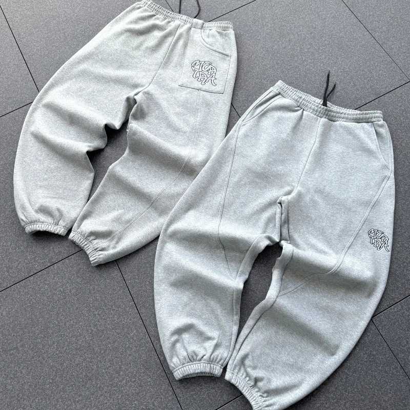 Y2K Trendy Joggers Street Retro Straight Seam Embroidered Unisex Sports Pants Hip Hop Harajuku Super Fit Casual PantsXJ250410