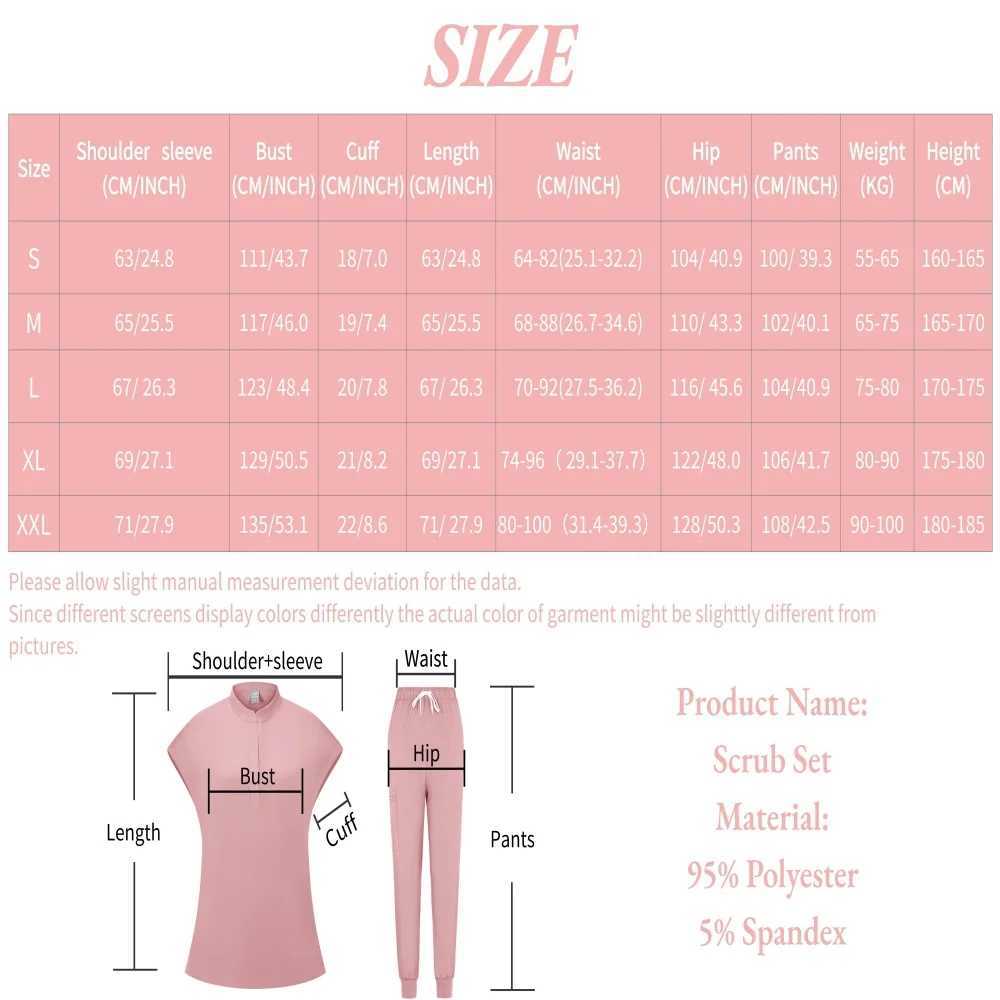 Medical Uniforms Nurse Nursing Work Clothes Women Scrubs Sets Surgical Suits Lab Hospital Overalls Beauty Sn Spa Work Clothes X2505281