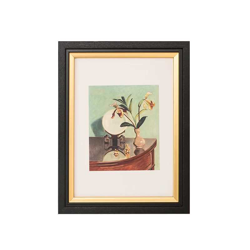 Light luxury golden display platform Square 5-inch 6-inch 7-inch 8-inch 10 inch photo frame Desktop home decoration L251110 H260306