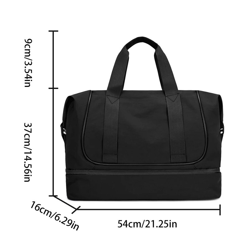 Large capacity high-quality travel luggage - gym and night carry on adjustable shoulder strap Multi Pocket sports handbag 251110
