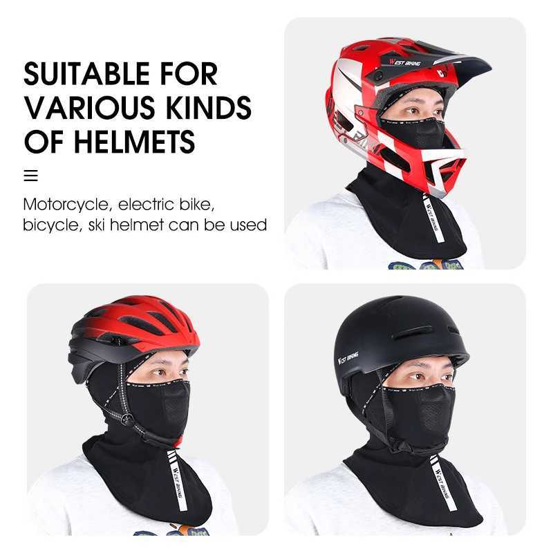 WEST BIKING Warm Winter Cycling Cap Fleece Women Men Sport Scarf Balaclava Ski Snowboard Bike Bicycle Hat Motorcycle Neck Warmer S251110