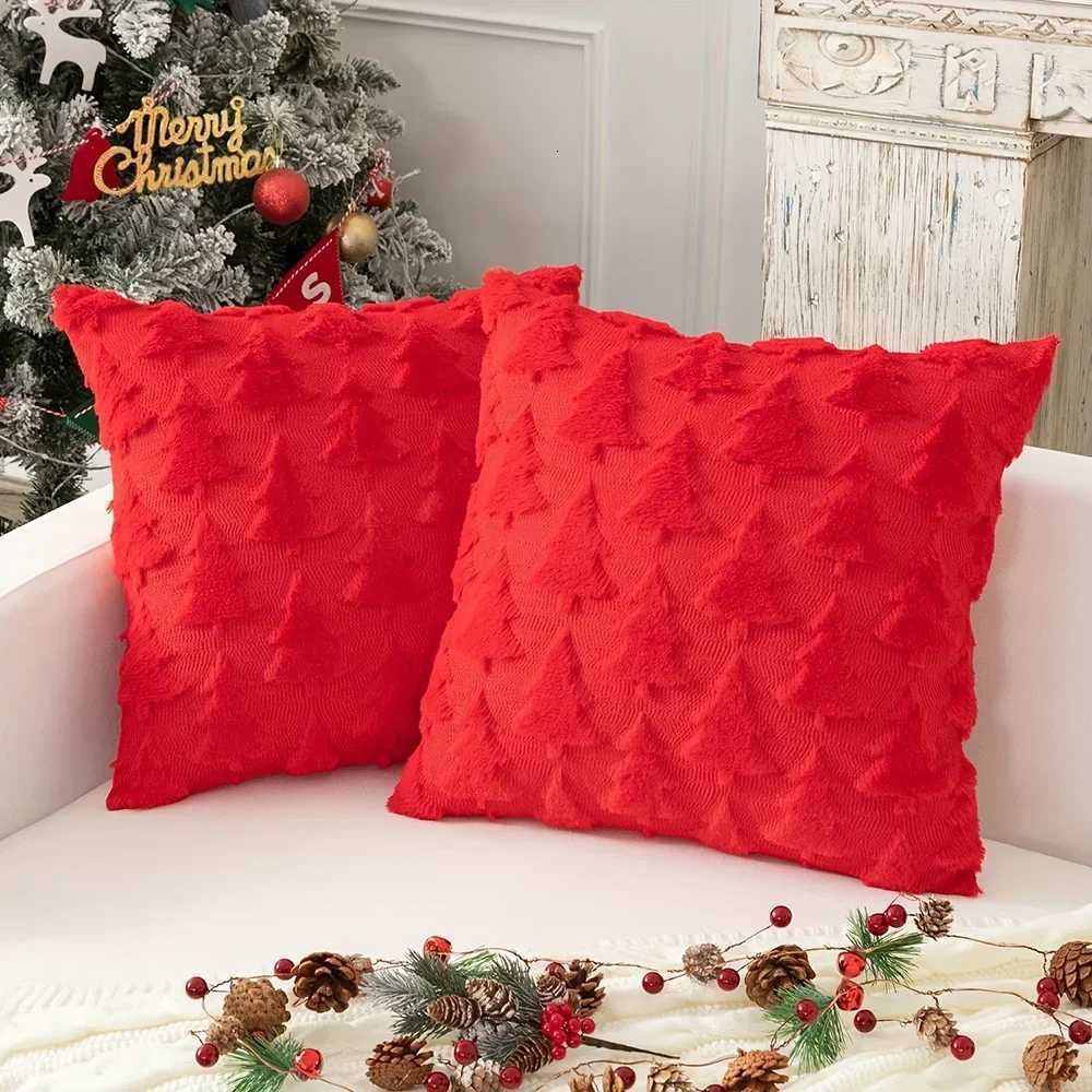 Runtow 45x45cm Christmas Tree Pattern Cases 2025 Merry Christmas Decor for Home Xmas Gifts New Year Sofa Decor NavidadM251111