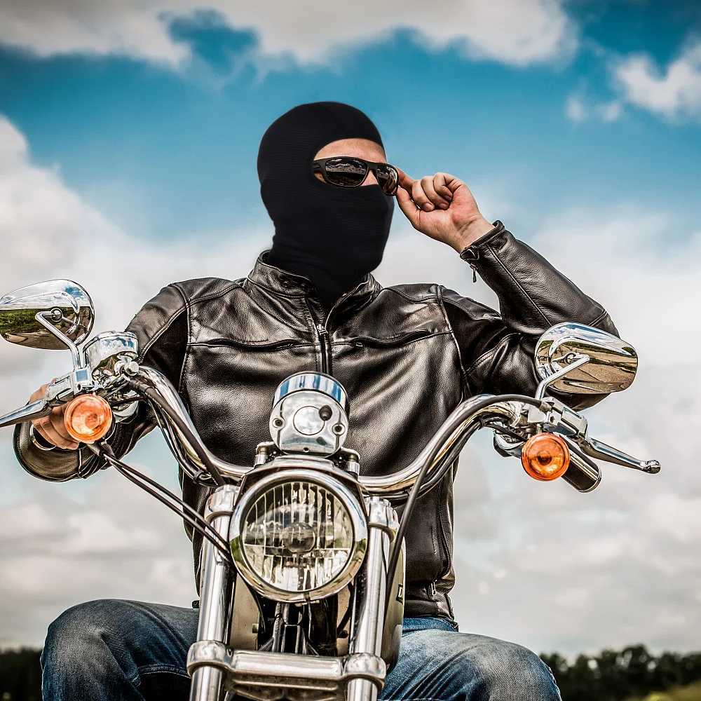 Motorcycle Cooling Full Face Mask Summer Breathable Motorbike Riding Hood Neck Cover Motocross Cycling Helmet Headgear S251110