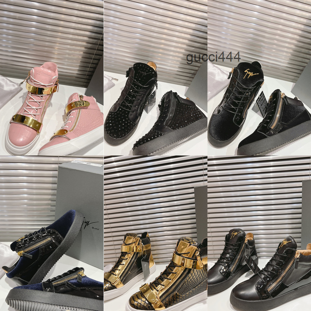 Giuseppe zenotti Zanottiism zanotiism giussepe sneakers shoes Designer Woman Coby Dee matching shoe man Frankie leather Lowtop Sneaker womens trainer white C8MGI