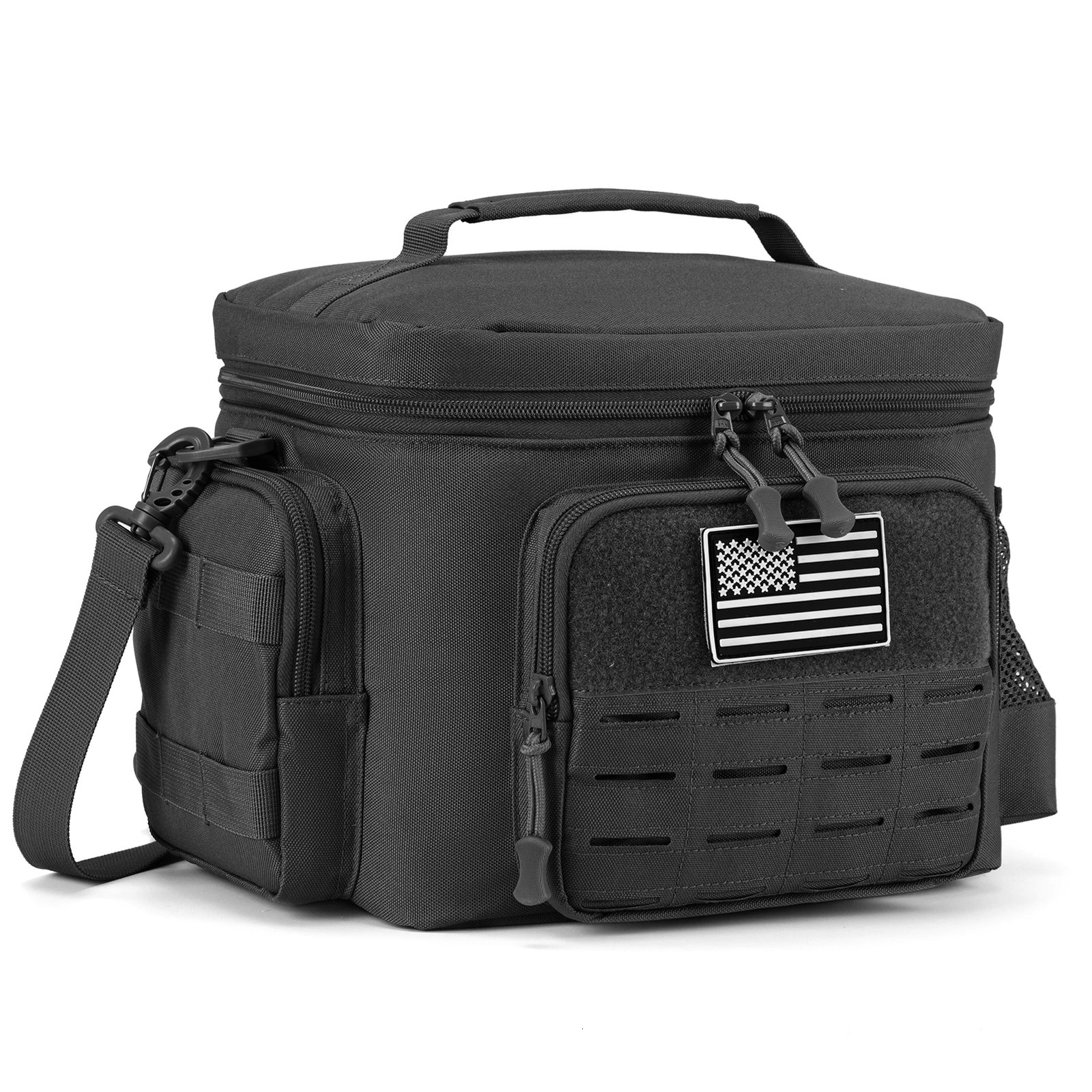 Outdoor Tactical Thermal Cooler Bag Heavy Duty Lunch Box Work Leakproof Insulated Durable Lunch Bag for Men Meal Camping Picnic 251106