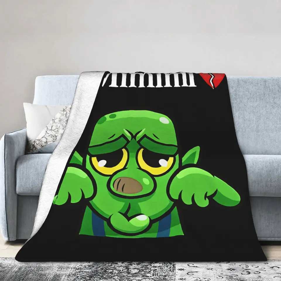 Clashes Royaleds Game Knitted Blanket Fuzzy Throw Blankets Bed Sofa Portable Soft Warm Bedspreads C251111