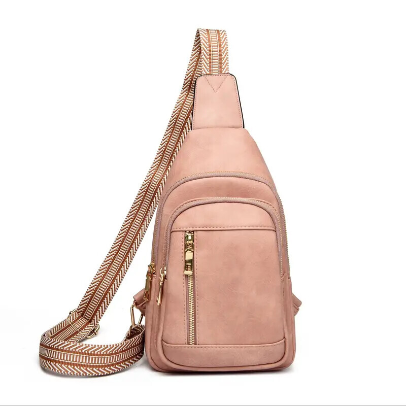 FL- Women's Crossbody Handbags Leather Women Shoulder Bag Fashion New Pattern Simple Solid Color Large Layered Practical Messenger Bag Women'
