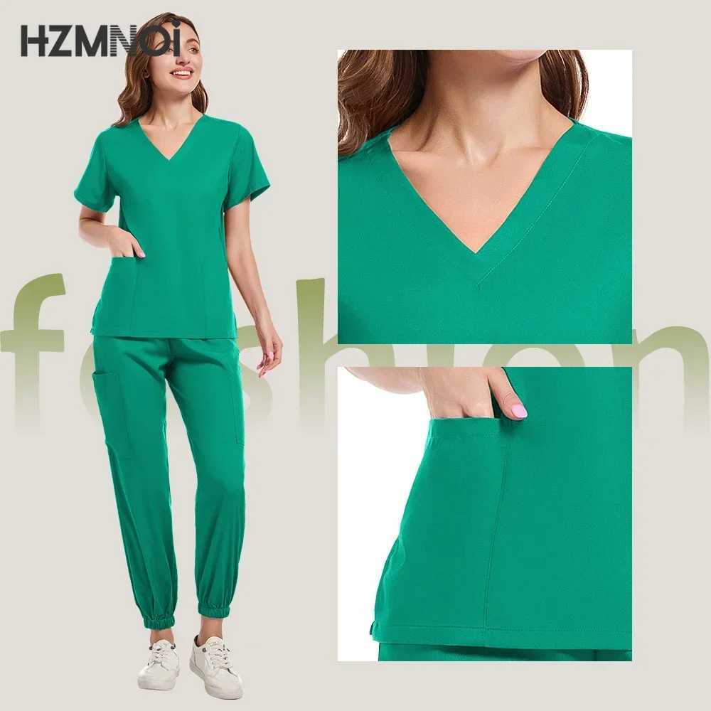 Hospital Surgical Clothes Medical Uniform Women Scrub Set Doctor Nurse Accessories Dental Clinic Scrub Set Beauty Sn Workwear X250410