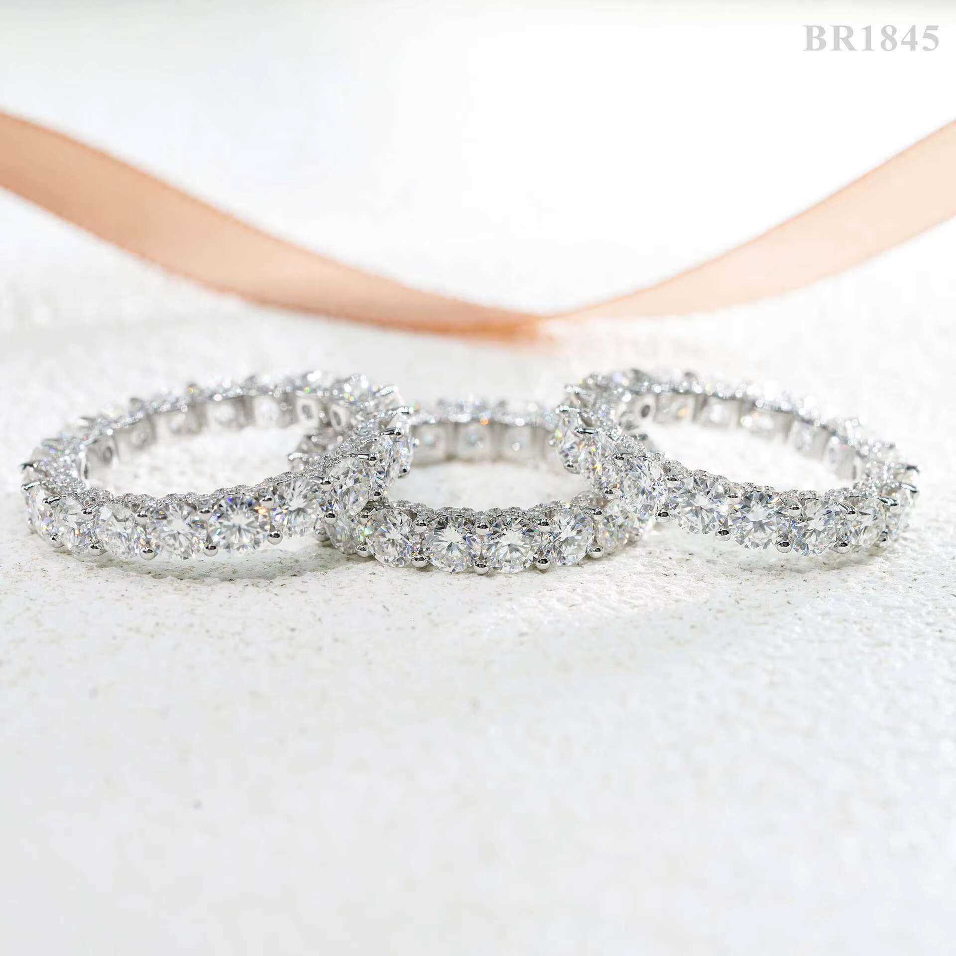 VVS Moissanite Hamsa Ring Custom Ring Real Solid Gold Pass Diamond Tester Iced Out Mossanite MenRing Ring Light Professional