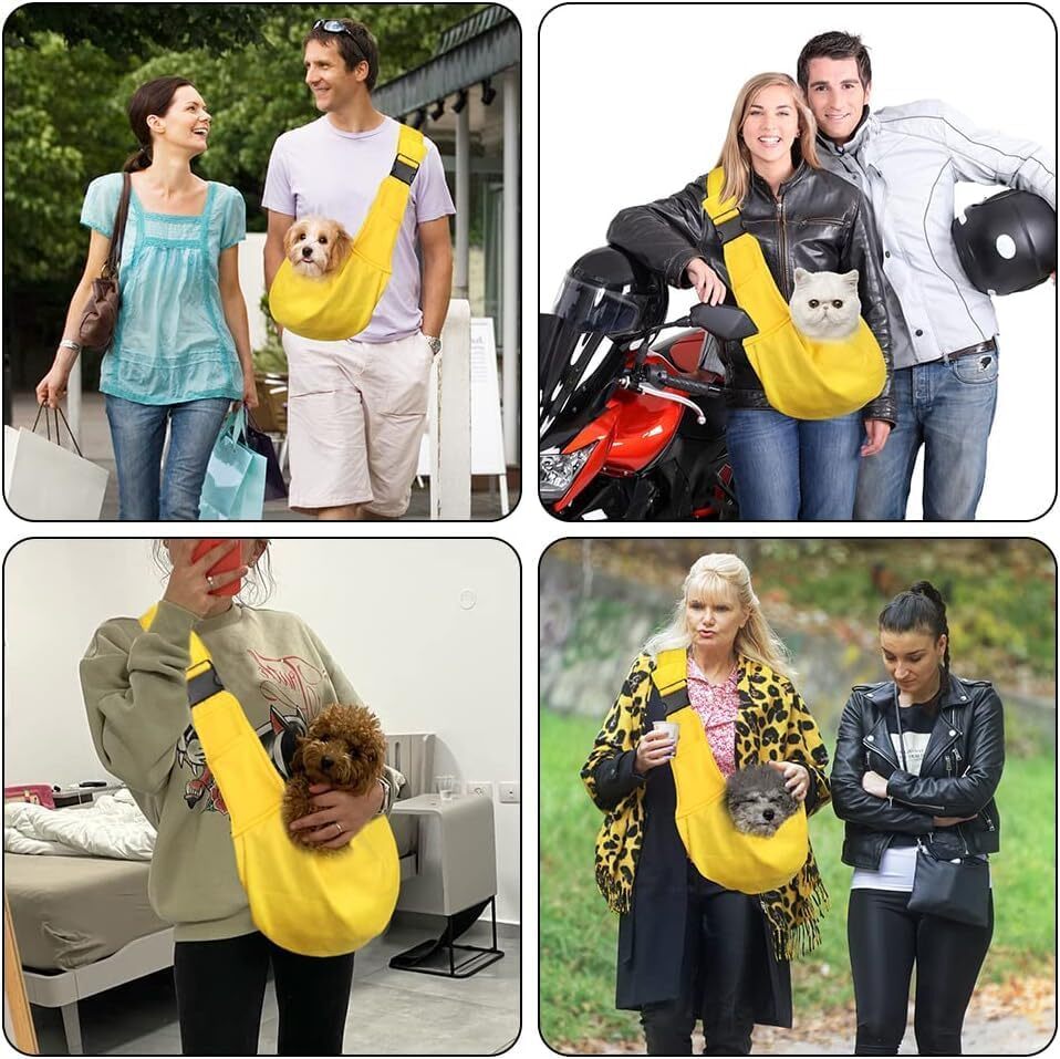 Dog Strap Strap, Adjustable Strap Strap for Dogs, Front Pocket and Seat Belt, Hands Free Pet Carrying Stand, Suitable for Travel, Outdoor