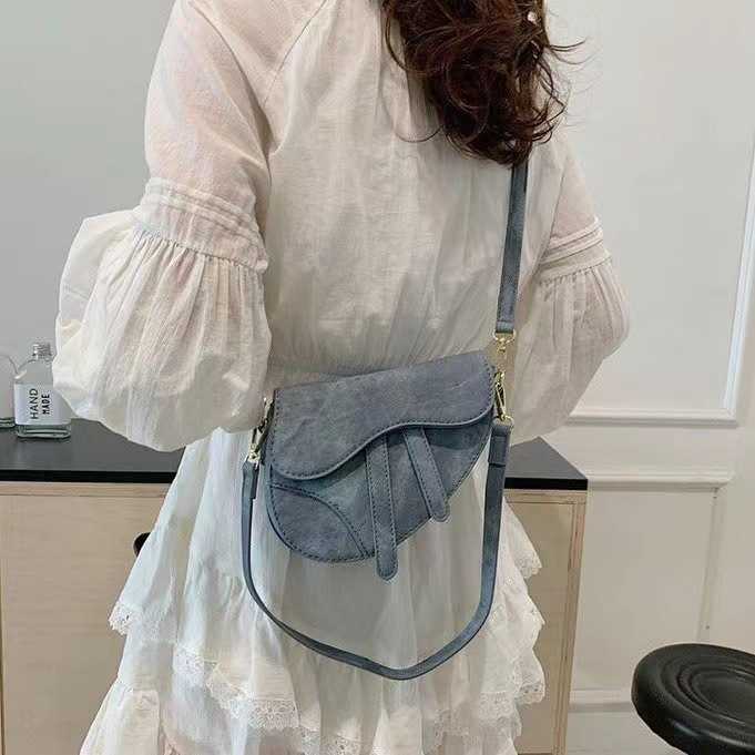 New Cowboy Pattern Saddle for Women Fashionable Mother and Crossbody Stylish Mini Bag bigclothfgg22