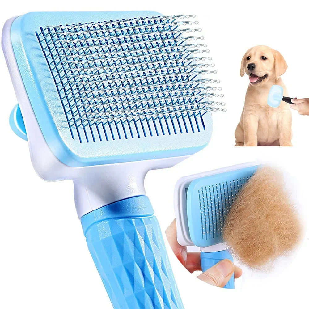 Dog Hair Remover Brush Cat Grooming And Care Comb For Long Pet Removes Hairs Cleaning Bath Supplies 251110