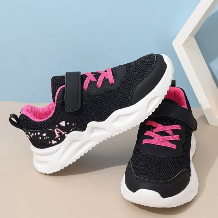 Kids Sports Shoes Children Anti-skid Running Shoes for Girl Breathable Soft School Casual Shoes Kidszworld Classic Fashion Toddler Walking Shoes Size 