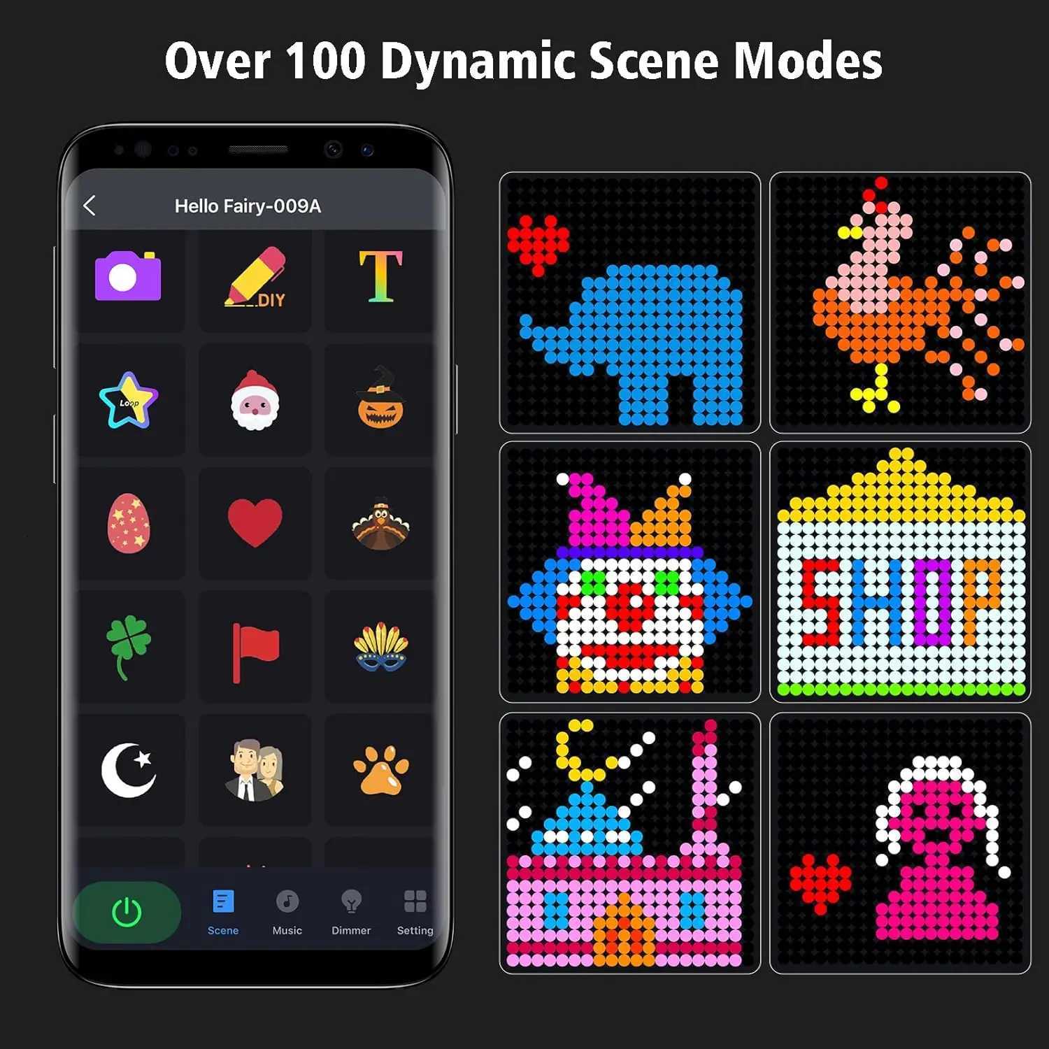 Christmas Smart Fairy Curtain String Light Bluetooth APP Control 400LEDs Christmas Lights DIY Picture Display Garland Party Wedding Decor Y251111