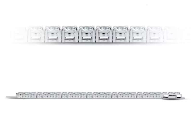 Lab Grown Diamond Tennis Bracelet in 14k White Gold Tennis Bracelet for Women Gifts for Her