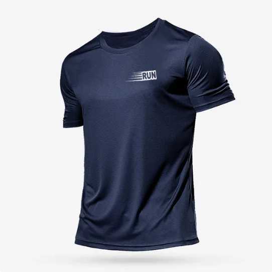 Quick Dry Running Shirt Shirt Mens Sportswear Mens Jogging T-shirt Quick Dry Compression Sports T-shirt Gym M250411