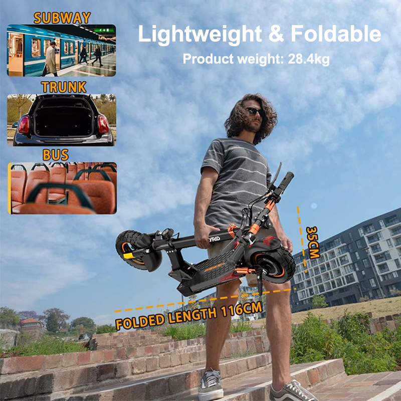 Mankeel MX-14 10 Inch Off-road Tire Kick Electric Scooter 48V 15Ah 45km/h Foldable E-Scooter 500W Motor Electric Scooter For Adult