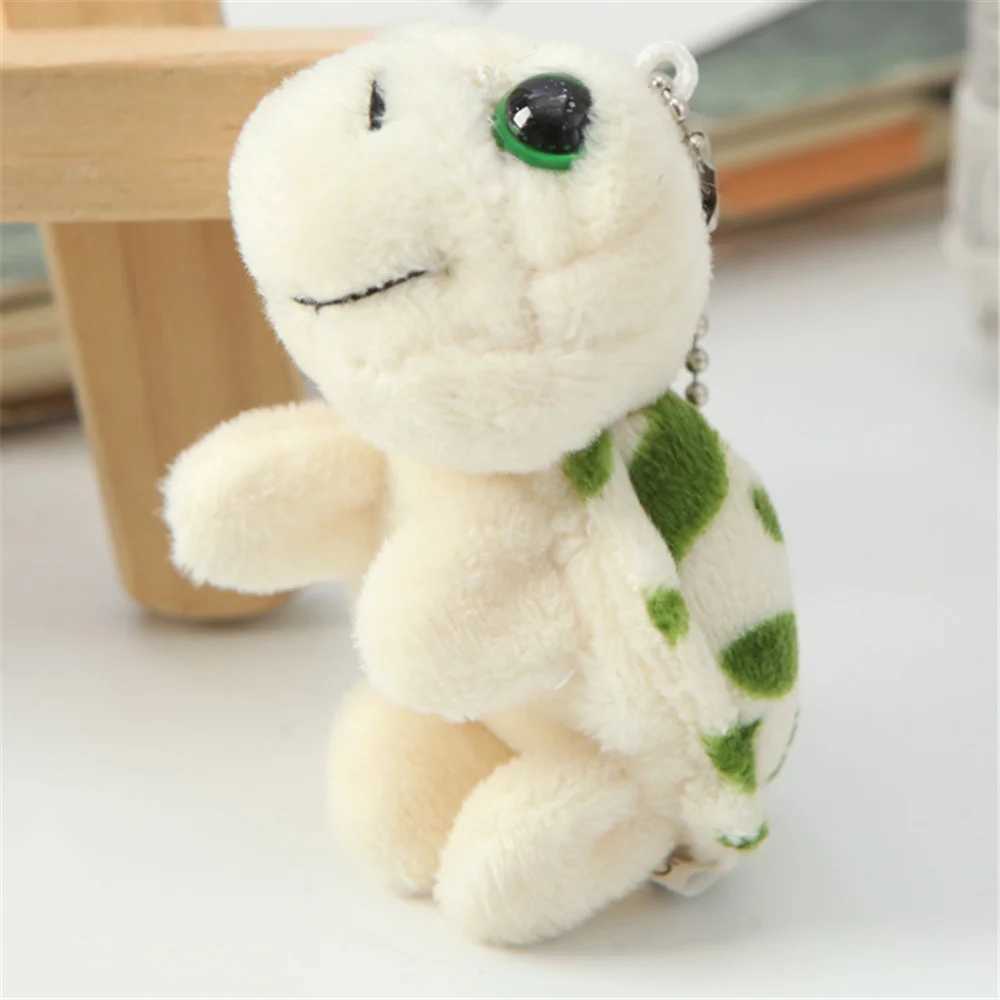 Small 6CM Tortoise Keychain Charm Keyring Chain Womens Pendant Plush Toy Keyring W250411