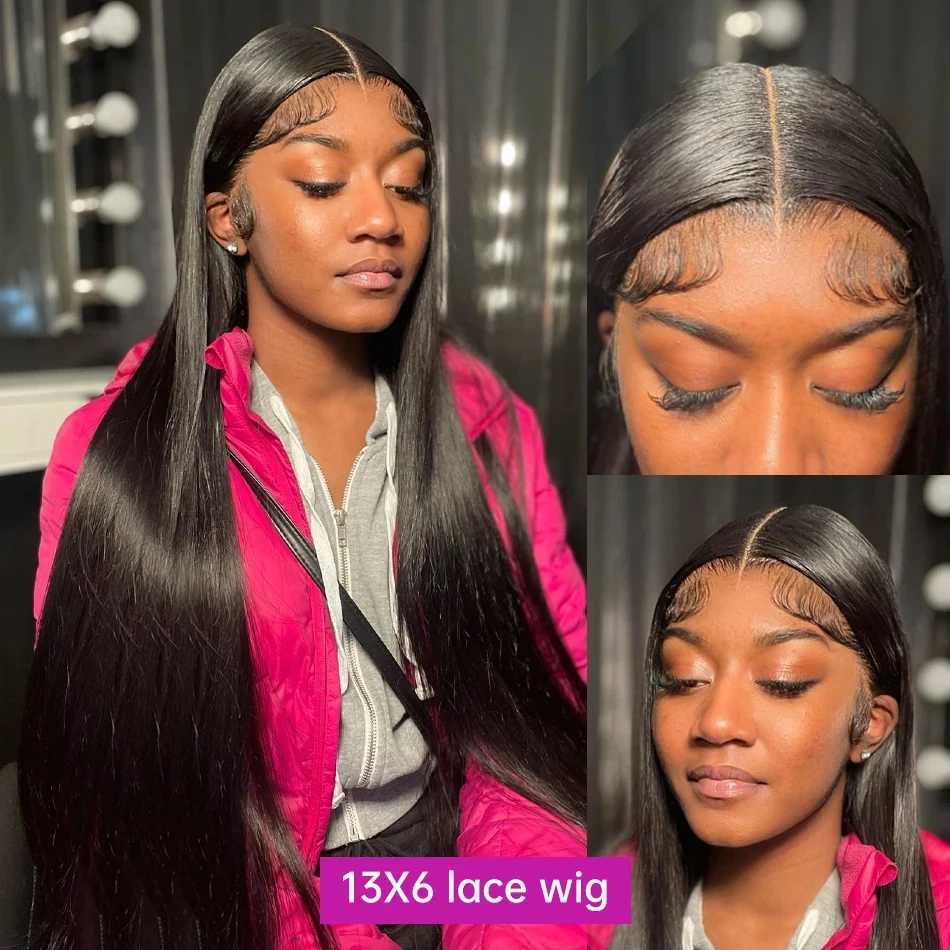 30 40 Inch Straight Lace Front Wigs Hd Lace Wig 13x6 Human Hair Wigs For Black Women Pre Plucked Brazilian 13x4 Lace Frontal WigT251111