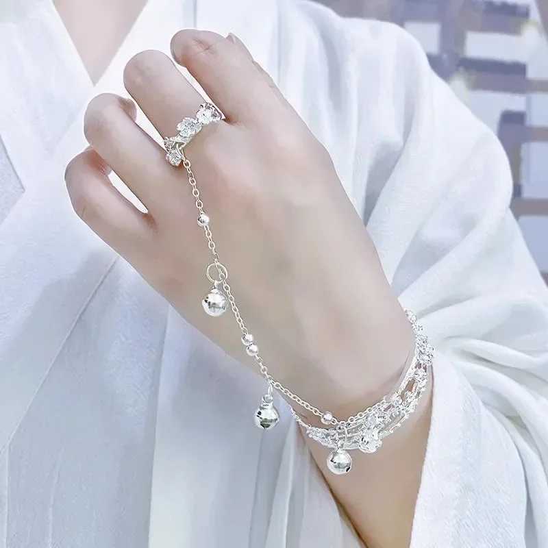 Tian Guan Ci Fu Bracelet Ring Adjustable Heaven Officials Blessing Hua Cheng Xie Lian Cosplay Accessories Butterfly Finger RingC250410