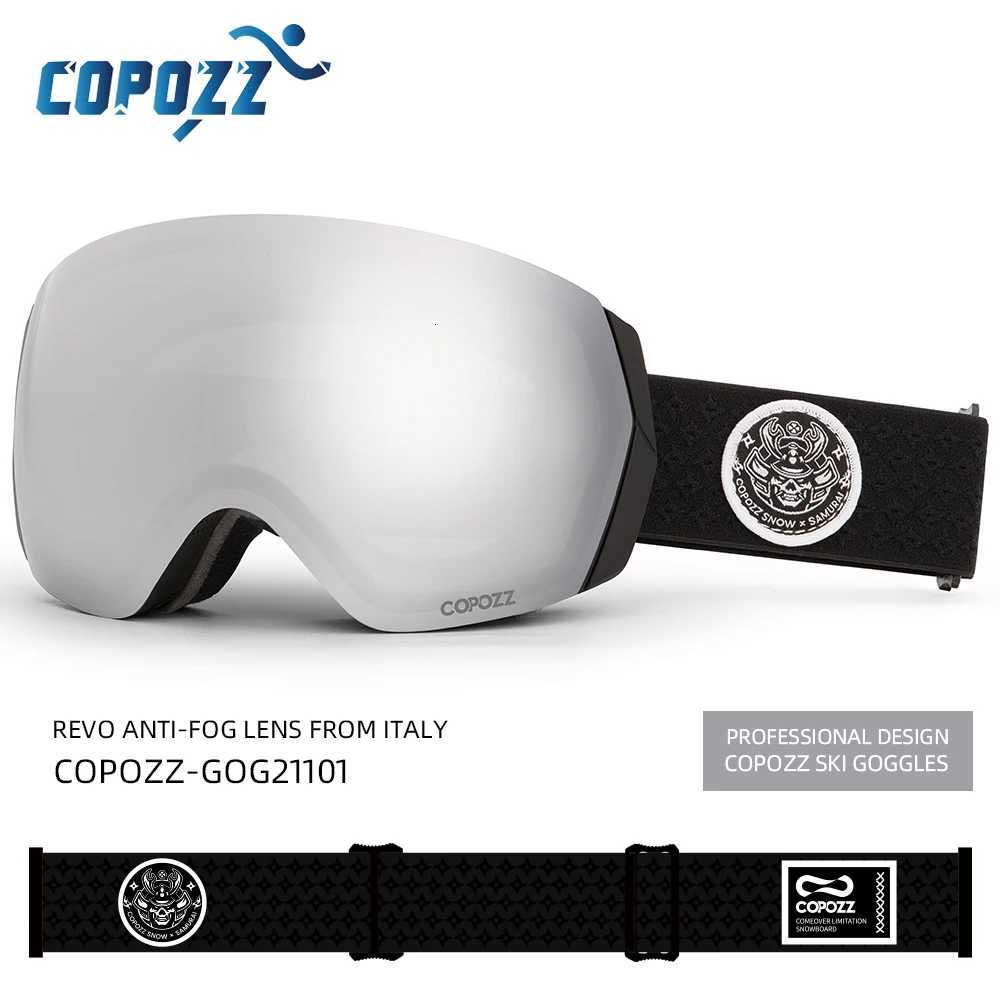 COPOZZ New Ski Goggles Double Lens Anti-fog UV400 Men Women Winter Snowboard Sports Adult Professional Adjustable Ski Goggles K251110