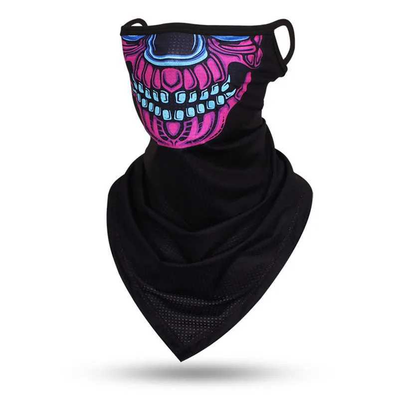 Multi-function Scarf Skull Face Mask Cycling Bandana Earloops Face Balaclava Cover 3D Print Sunscreen Windproof Neck Gaiter S251110