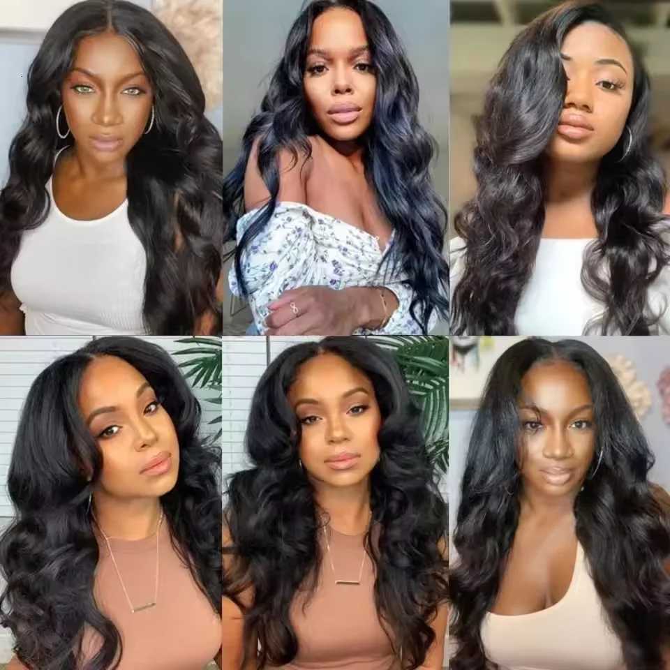 200Density Upgrade U Part Wigs V Part Body Wave Wig 30 32inch Natural Color Brazilian Human Hair Fit For All Head Sizes ForWomenT251111