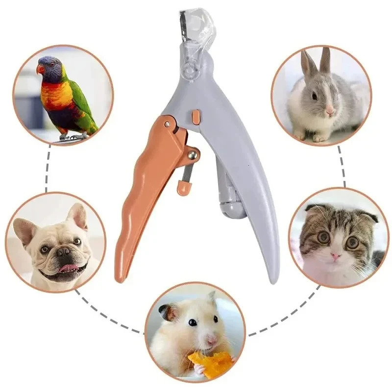 Professional Pet Nail Clipper Scissors With LED Light Cat Dog Clippers Tool Toeclaw Cutter Suppl 251110