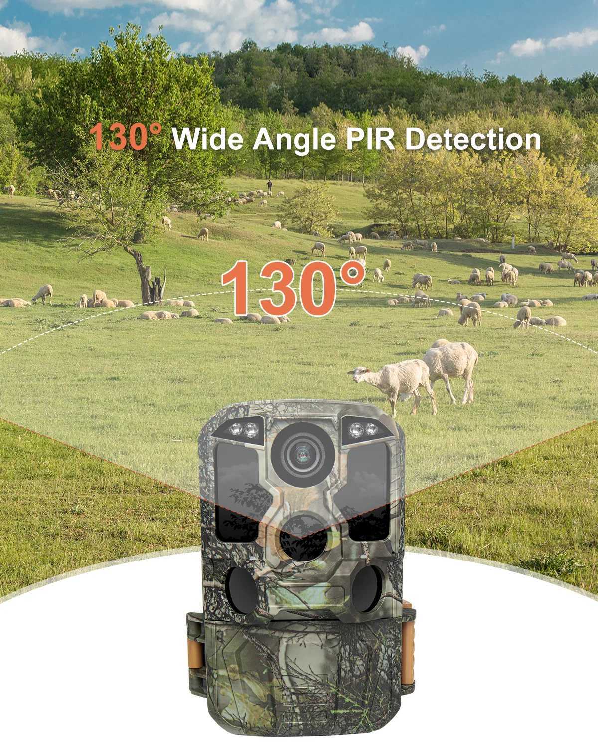 Trail Camera WiFi 4K 48MP Infrared Night Vision 0.05s Motion Activation Trigger Wildlife Photo Trap IP67 Waterproof Wildlife Camera X2504111